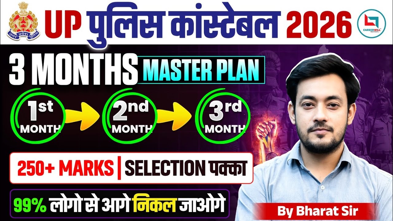 UP Police Latest Update Today 2026 | Constable Exam 1st Attempt Clear Strategy | Exam Date & Cut Off