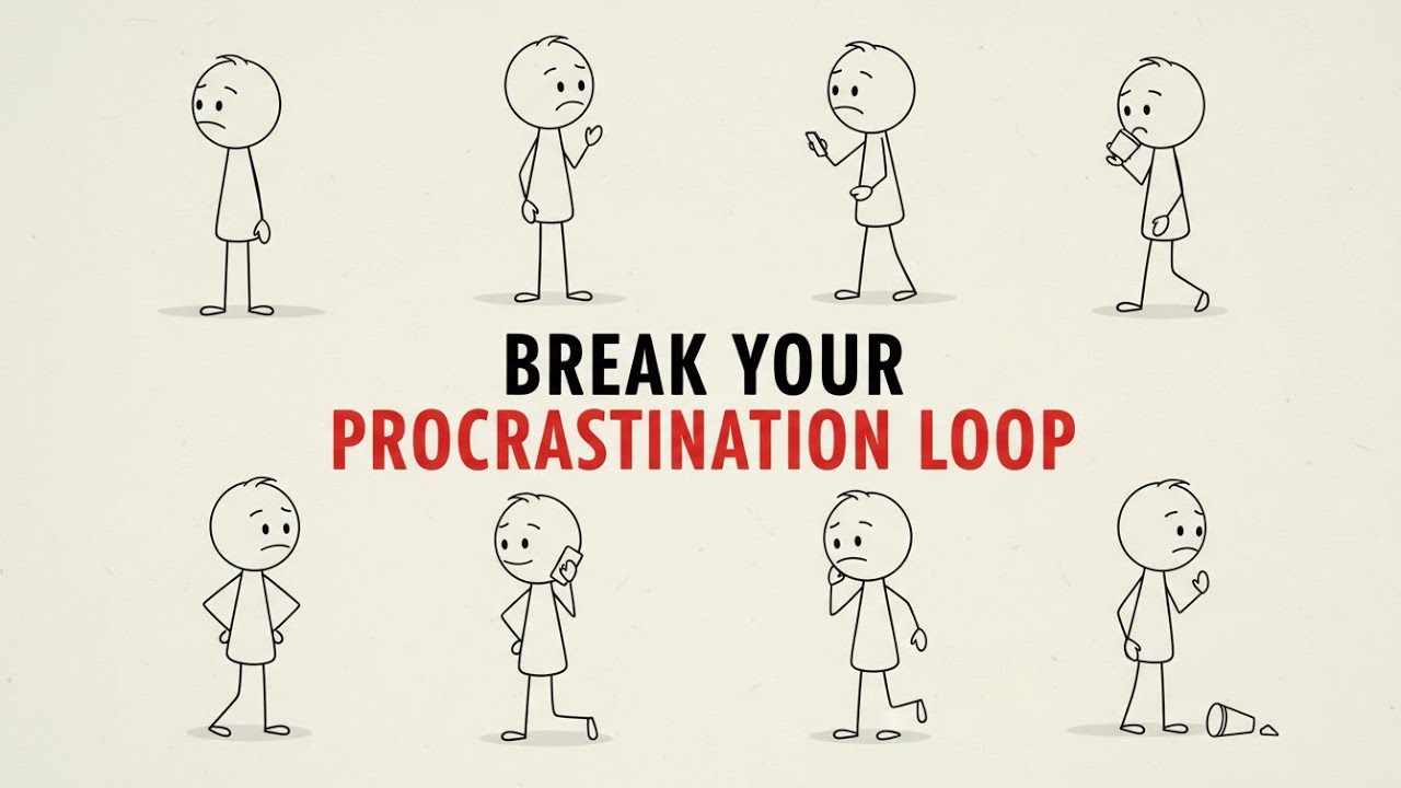 BREAK YOUR PROCRASTINATION LOOP | BY STICKMAN 🔥