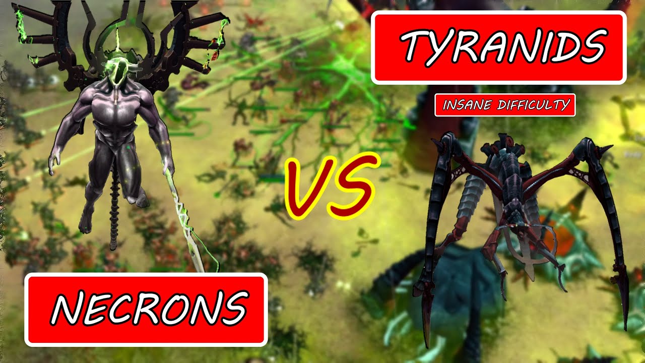 DoW Unification Mod: Necrons vs Tyranids | Survival Mode | Insane Difficulty