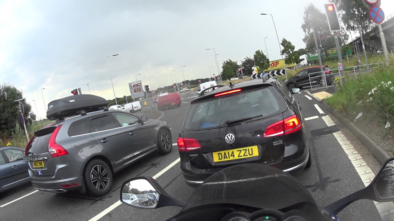 64 Scottish Highlands Motorcycle Trip - Wigan (M6 J27) to Haydock Premier Inn (A580)