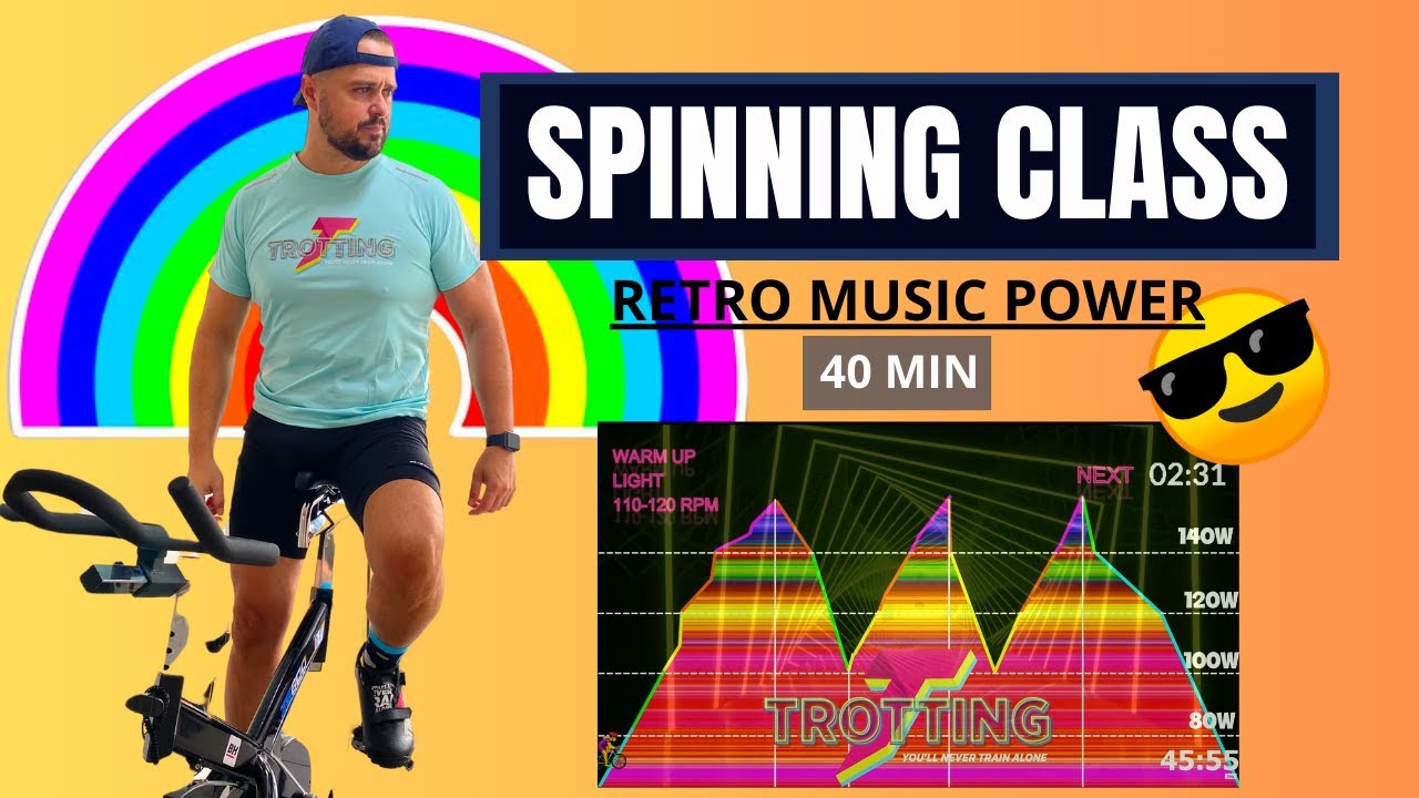 Clase de SPINNING (40 MIN) 🥳 DISCO RETRO 😎 Vuelve a los años 80's y 90's sin PARANGON 🎉