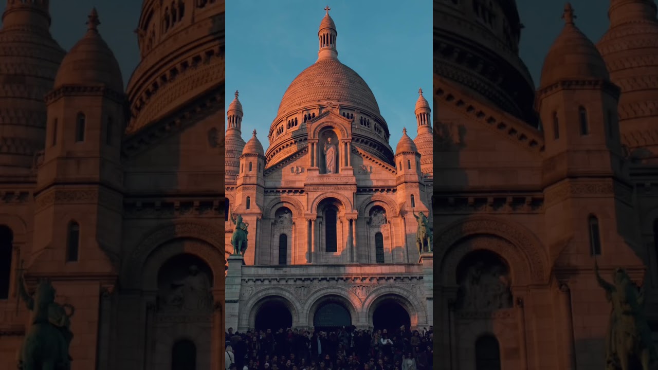 Golden hour in Montmartre #paris #montmarte #sacrecoeur #goldenhour #sunset #france #fujifilm
