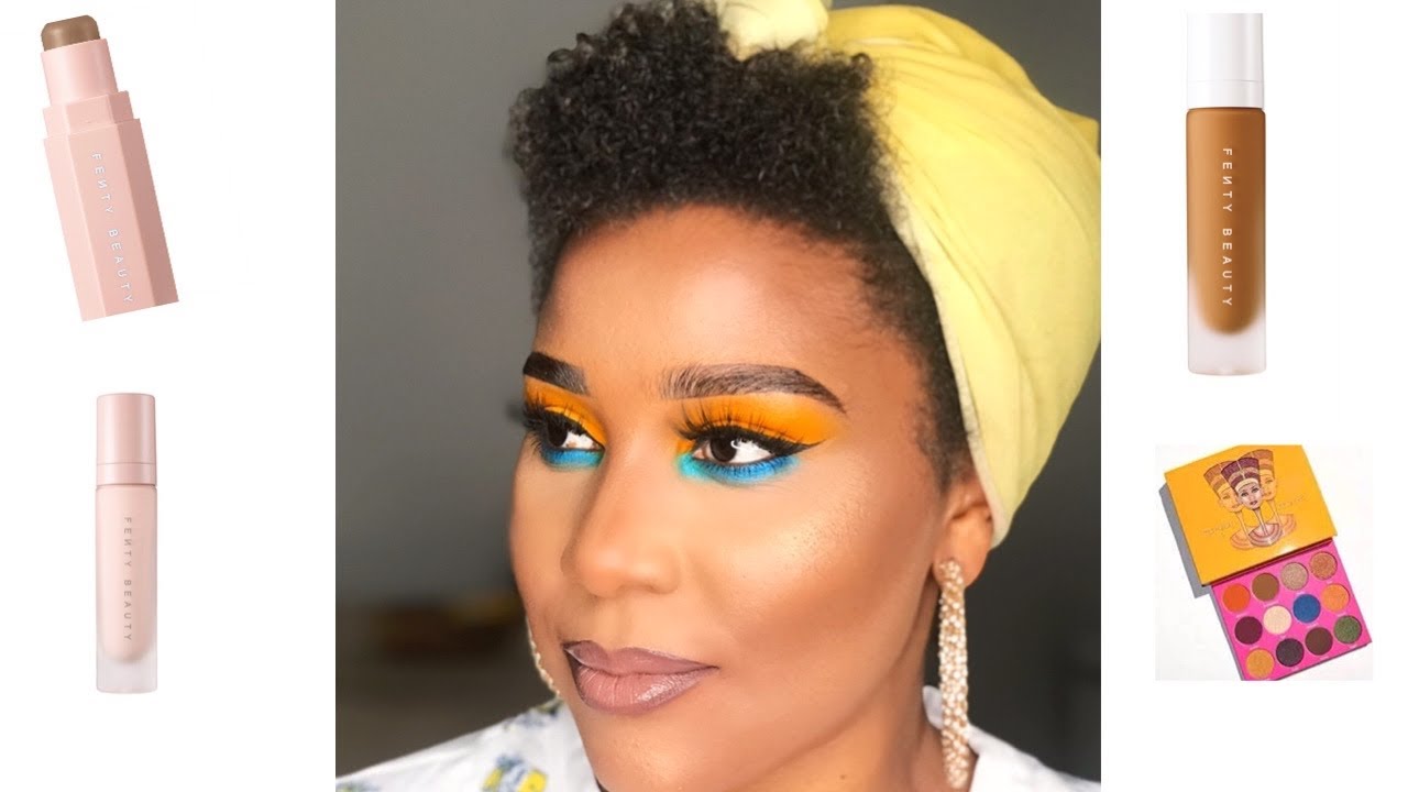 EASY AND QUICK BLUE AND YELLOW  MAKEUP TUTORIAL /LIEJAY #makeup #makeuptutorial #makemoneyonline