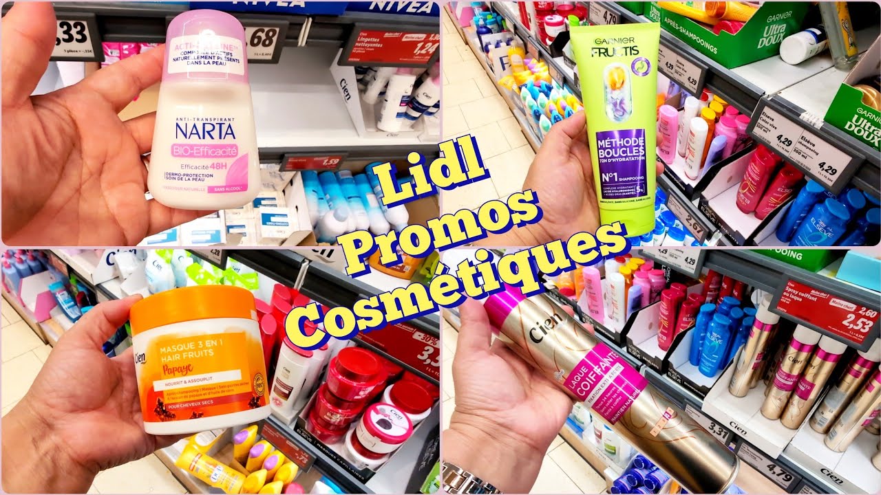 🛍️ Lidl produits cosmétiques en promotions