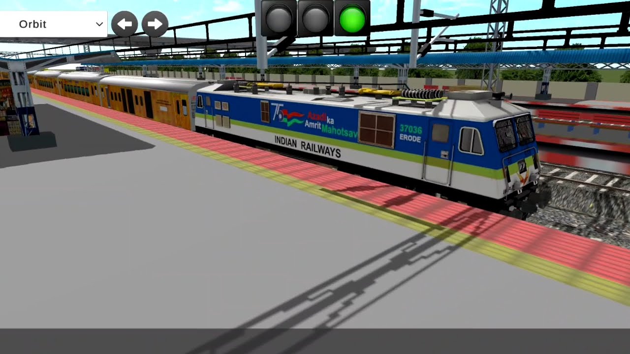 Nagpur Junction - Jalgaon Junction | Indian Railways | Azadi Ka Amrit Mahotsav | WAP 7 Locomotive 