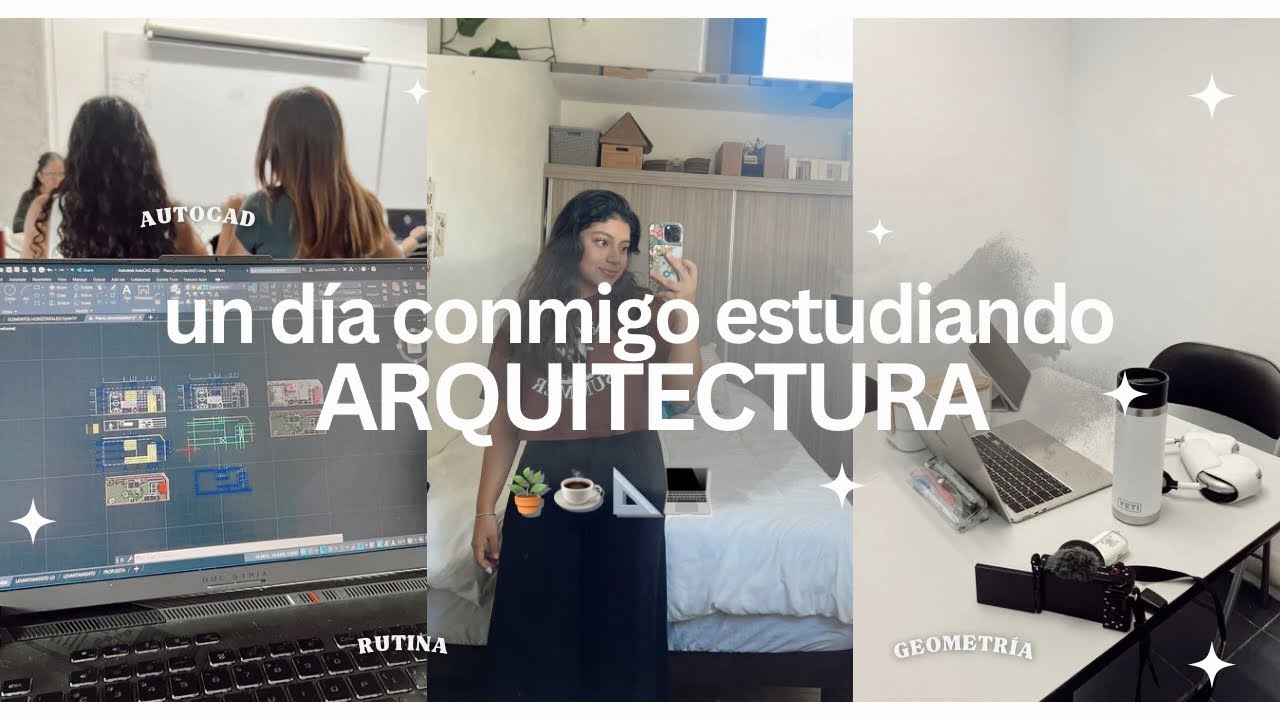 Un día REAL como estudiante de arquitectura / geometría, universidad, vlog