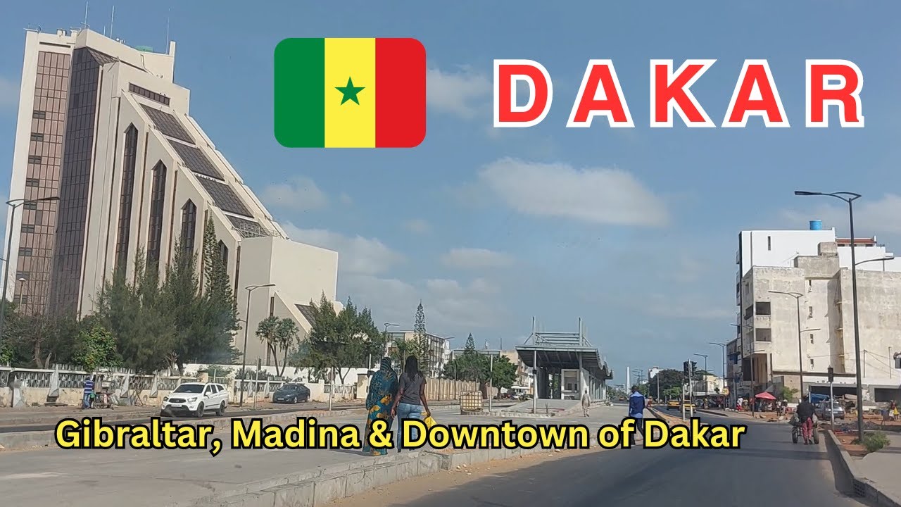 Driving around Gibraltar, Madina & downtown of Dakar #driving #tour #dakar #senegal #africa