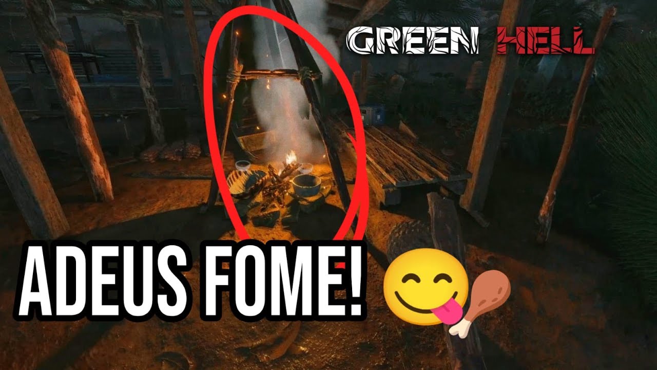 NUNCA MAIS PASSE FOME! O Segredo da Comida Infinita no Green Hell 🥩