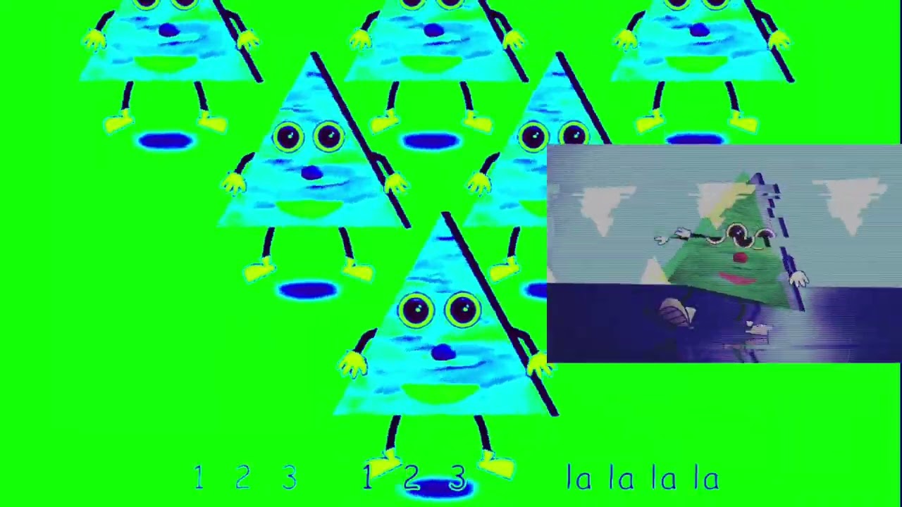 Shape Song| Triangle 📐 La La La La Distortion Effects Sponsored By Gamavision Effects 