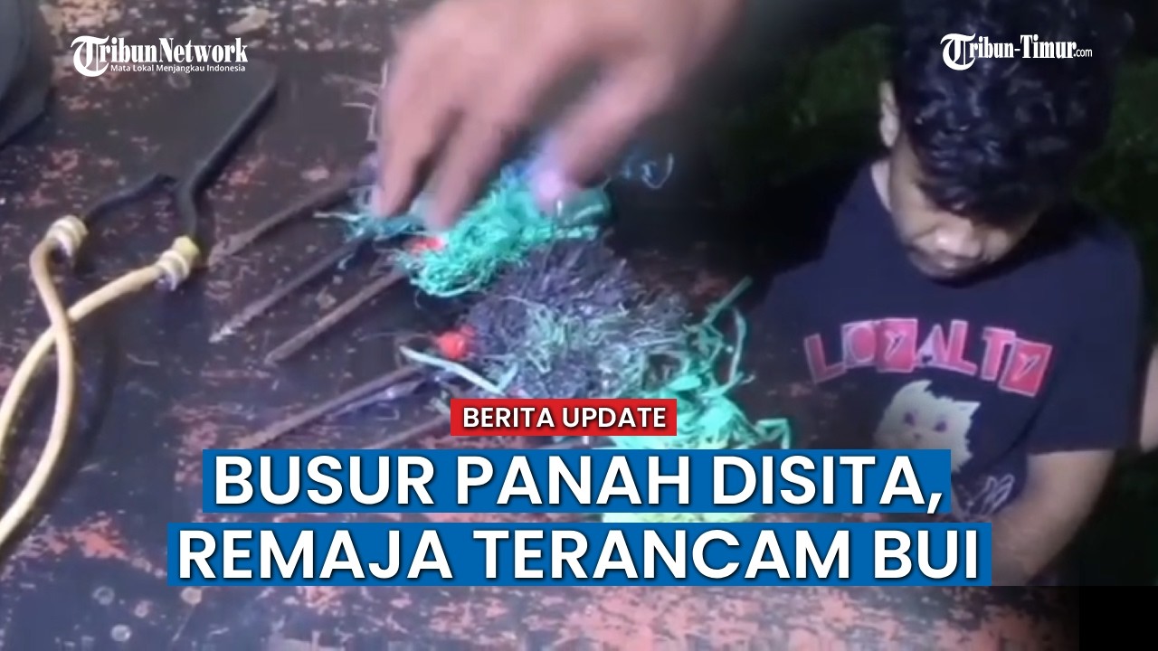 Diamankan Polisi, Remaja Gowa Bawa Busur Panah saat Warga Shalat Tarawih