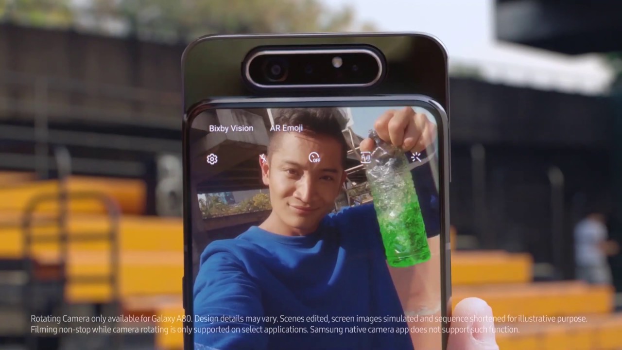 Galaxy A80: Rotating Camera