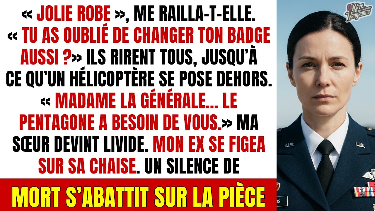 Ma sœur m’a humiliée devant tout le monde : Elle ignorait mon véritable grade.