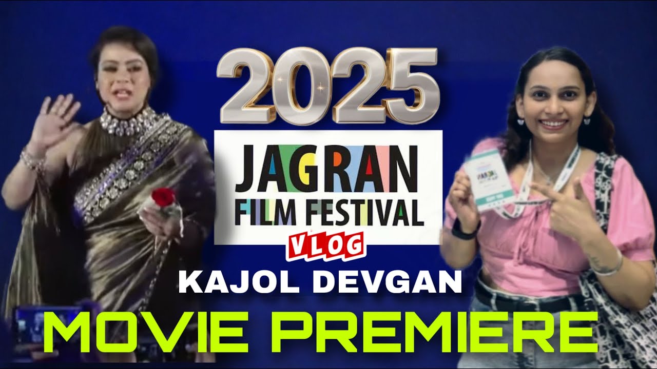JAGRAN FILM FESTIVAL - KAJOL DEVGAN PREMIERE @Officialprabhapandey #vlogger #vlog #kajoldevgan #jff
