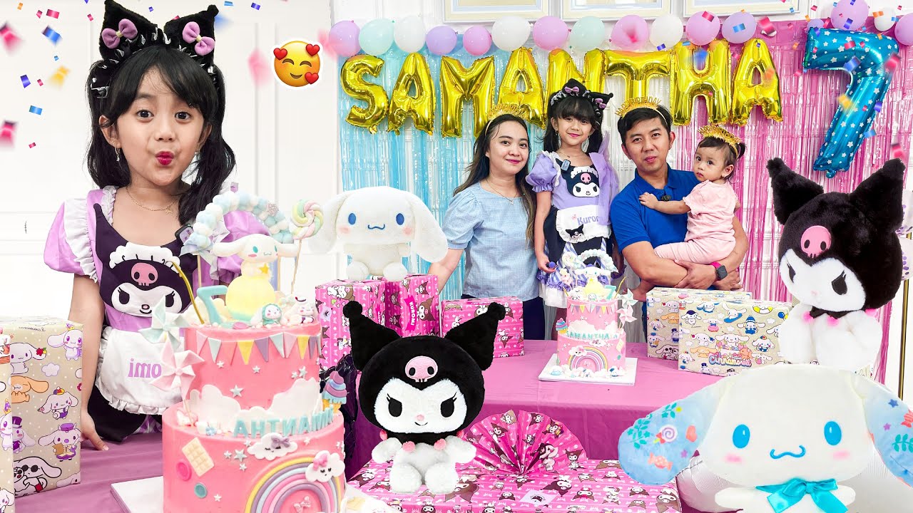 SAMANTHA ULANG TAHUN KE 7 SERBA CINNAMOROLL 😍 KOMPILASI VIDEO #40