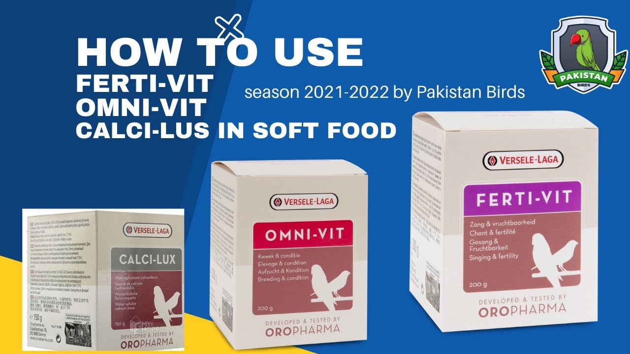 How To Use Ferti-vit | Omni-vit | Calci-lus In Soft Food in Urdu & Hindi