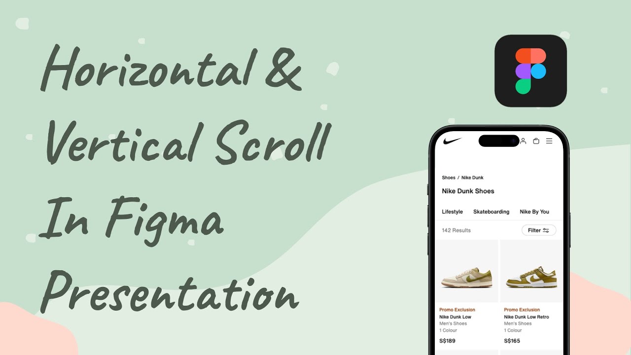 Horizontal & Vertical Scroll In Figma Presentation