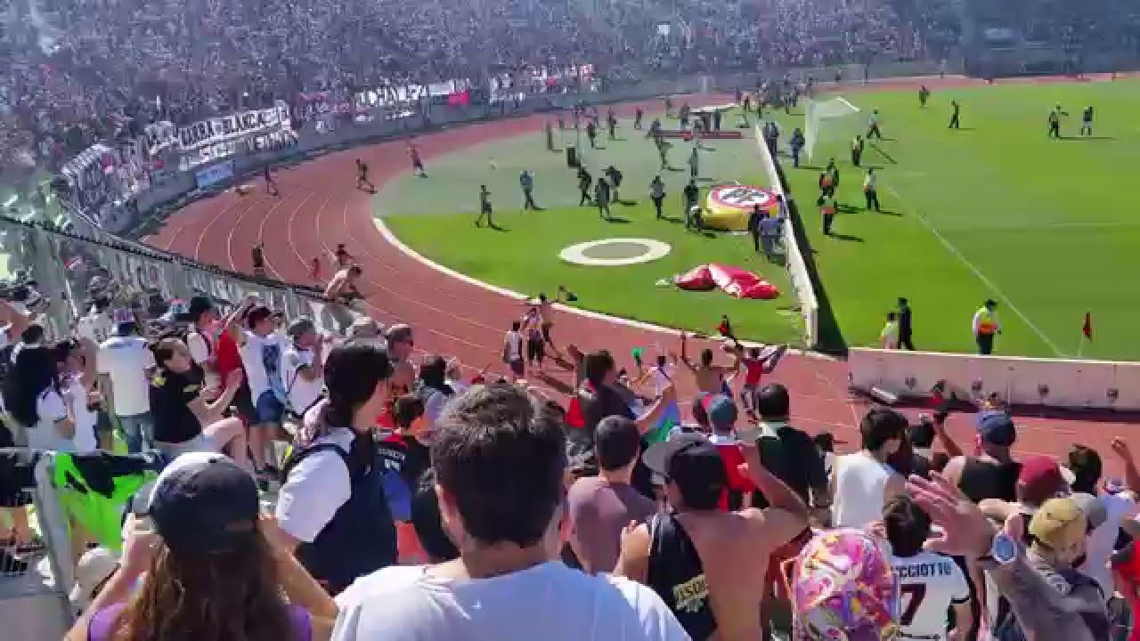 Violentos Incidentes Santiago Wanderers Colo Colo 6 Dic 2015 Vista Andes Sur