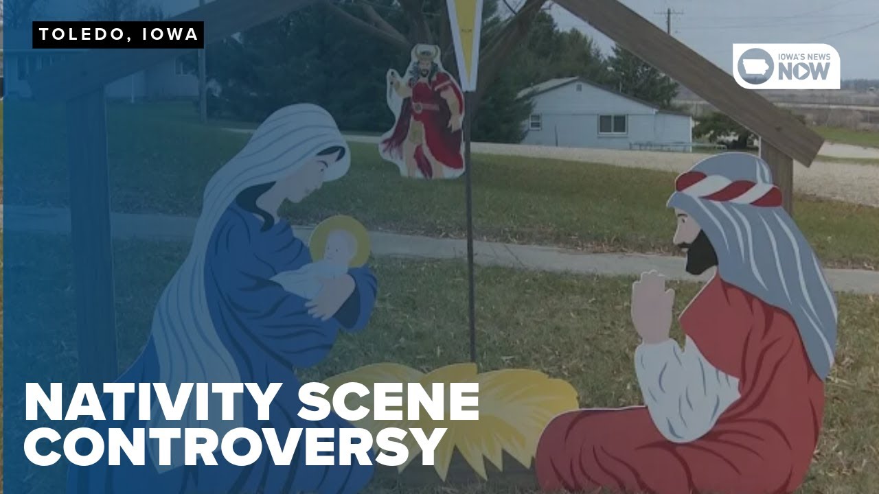Nativity scene controversy: Atheist says church's new display takes it too far