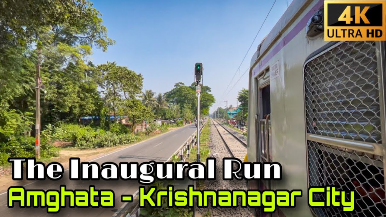 History Created 🔥 | Krishnanagar City - Amghata Inaugural Special Local Full Journey Highlights | 