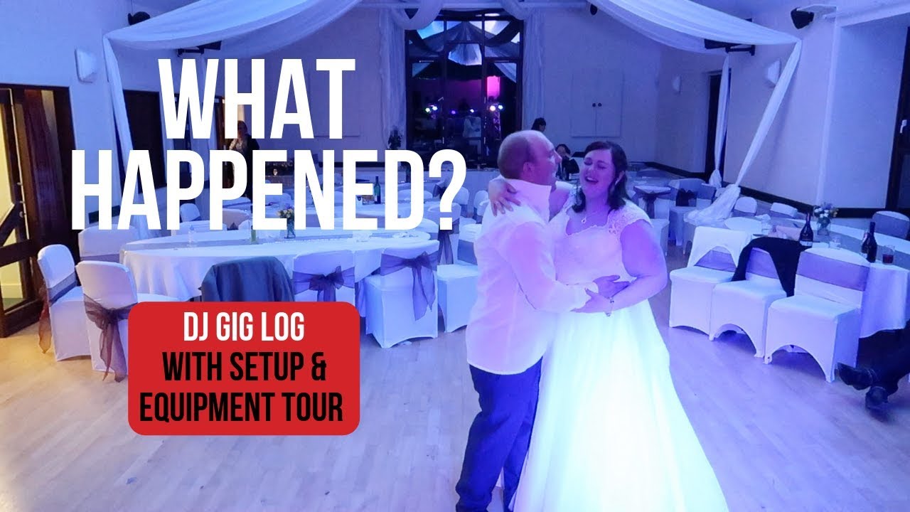 DJ Gig Log: English Village Hall Wedding with Mobile DJ Equipment Tour and Wedding DJ Setup