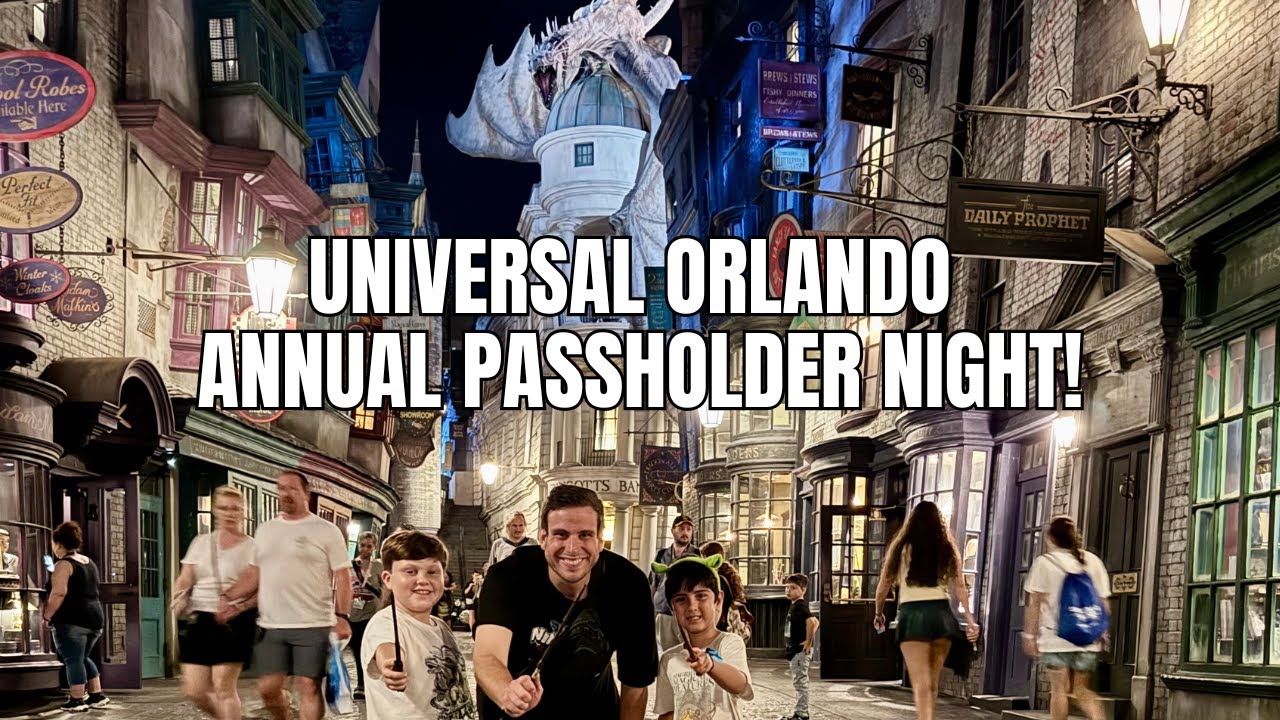 Universal Orlando Passholder Nights 2025! DreamWorks Land, RARE Characters, Diagon Alley, and More!