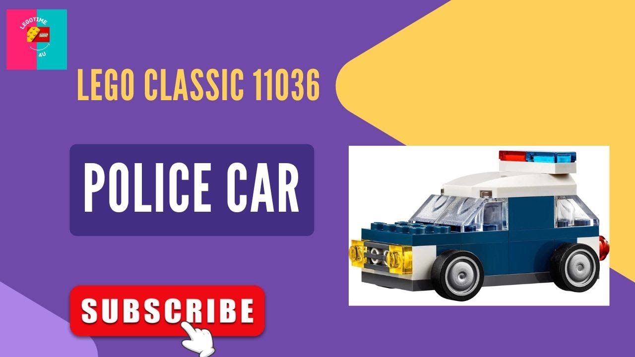 LEGO Classic 11036  Police car