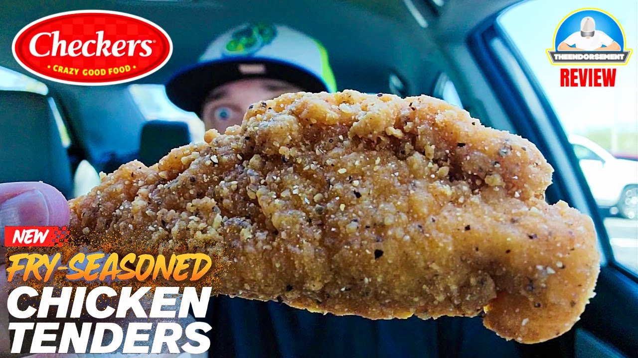 Checkers® Fry-Seasoned Chicken Tenders Review! 🏁🍟🐔 | theendorsement