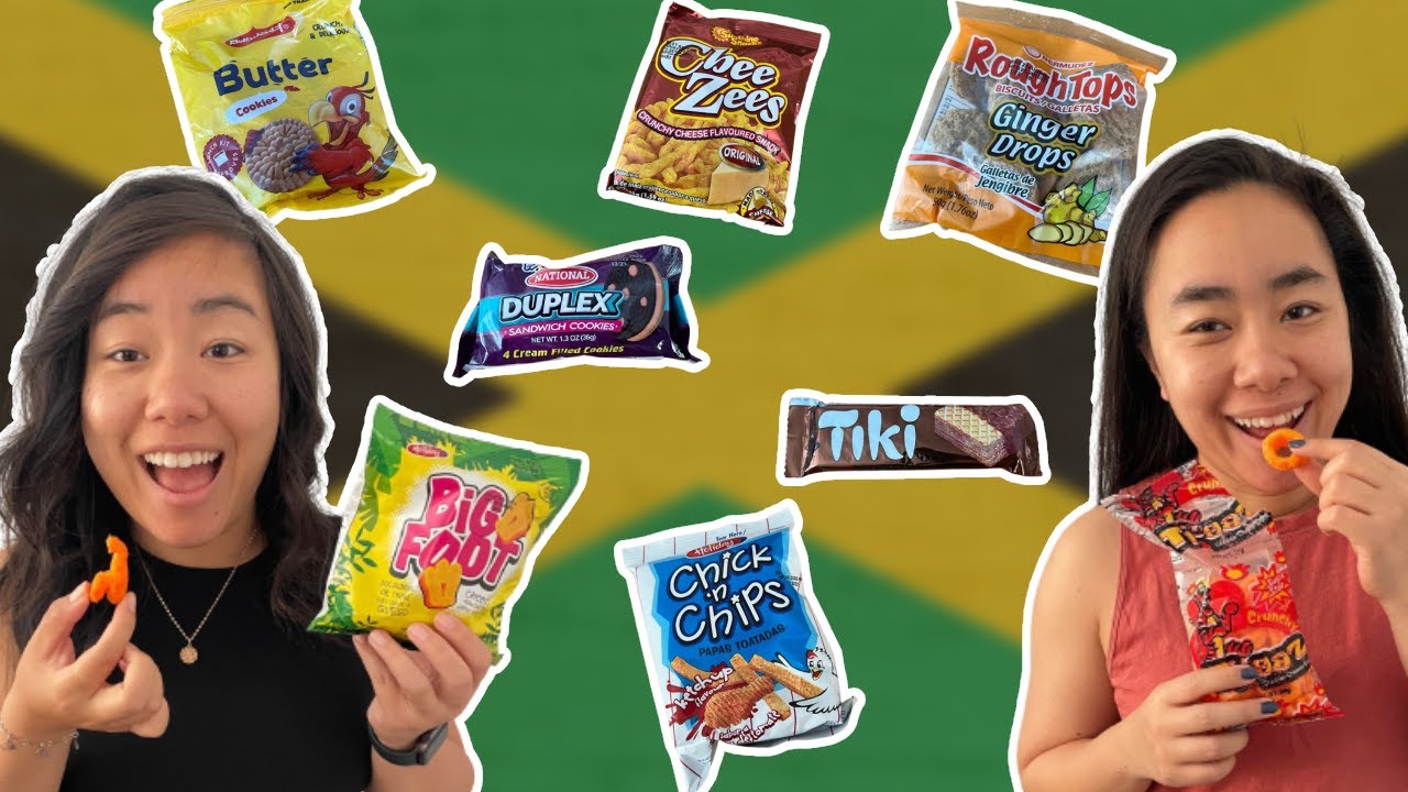 Americans Try Jamaican Snacks for the First Time!