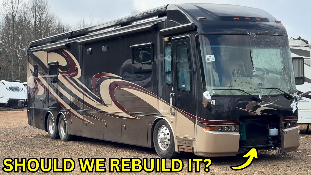 Massive Wrecked Anthem RV Find Should We Save it?