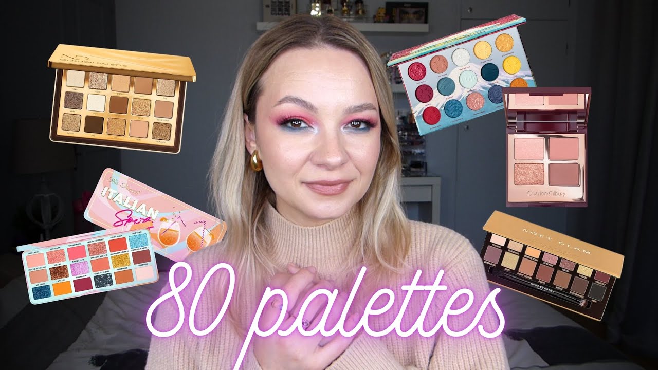 TOUTES MES PALETTES DE FARDS A PAUPIERES ✨