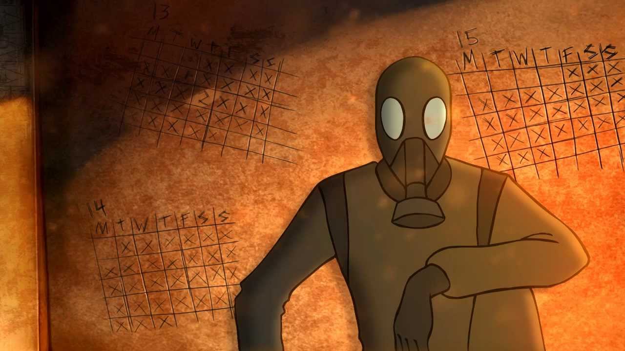 Post Apocalypse Russian sniper shot animation