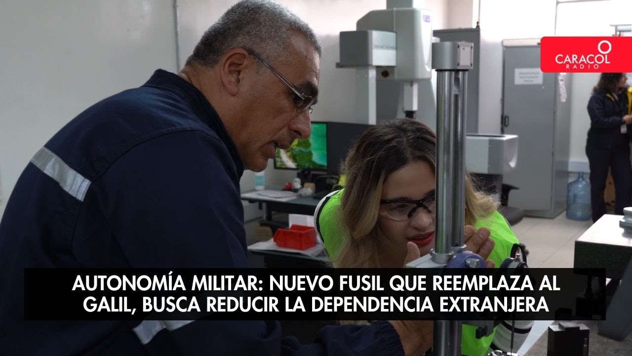 Composición de plástico y 120 piezas: la ingeniería del nuevo fusil colombiano que remplaza al Galil