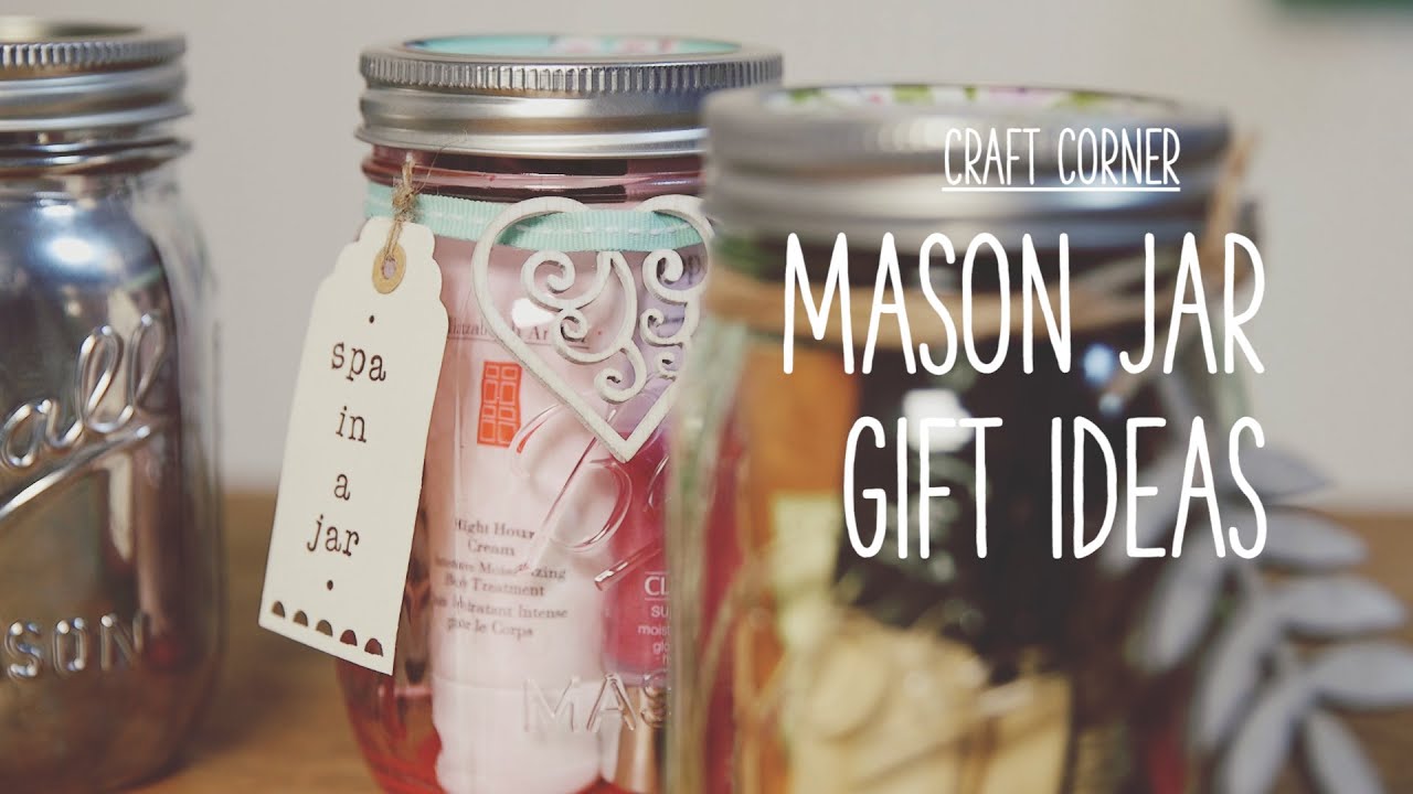 Craft Corner: How to make a mason jar gifts