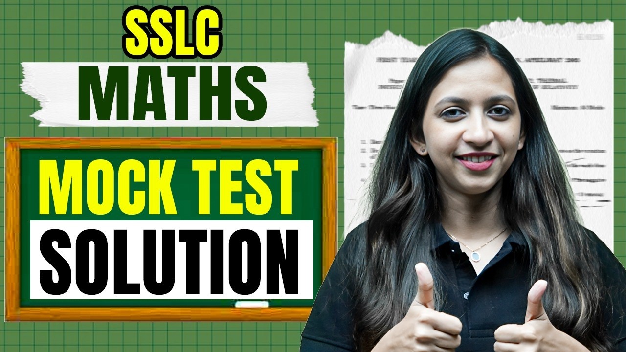 SSLC Public Exam 2026 | Maths Mock Paper Solution | PW Kerala