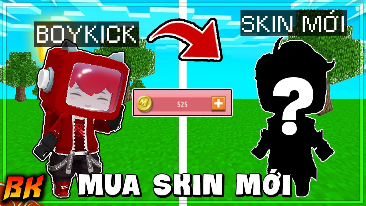 BẠN SẼ LÀM GÌ KHI CÓ XU TRONG MINI WORLD | BOYKICK THỬ MUA ĐỒ LÀM SKIN MỚI