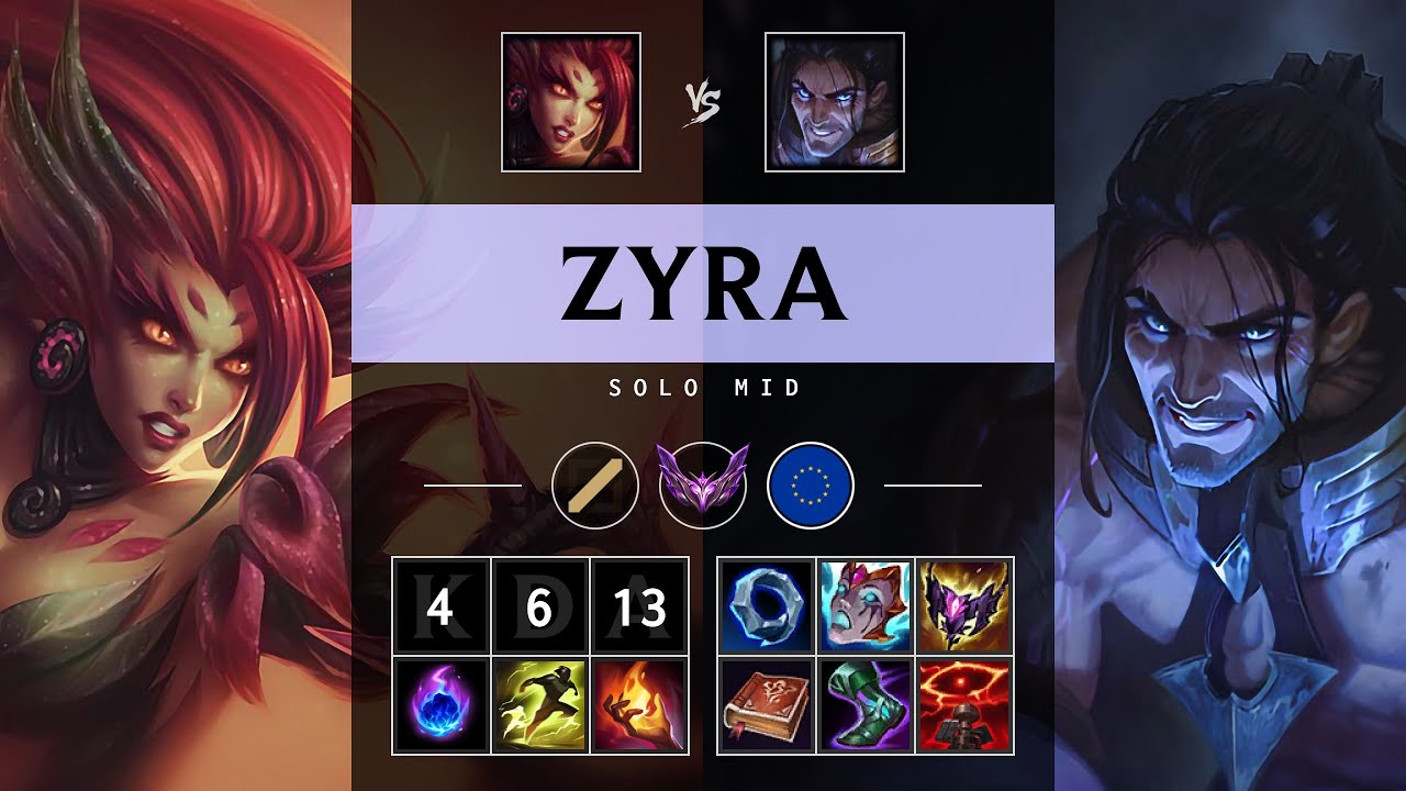 Zyra Mid vs Sylas - EUW Master Patch 25.13