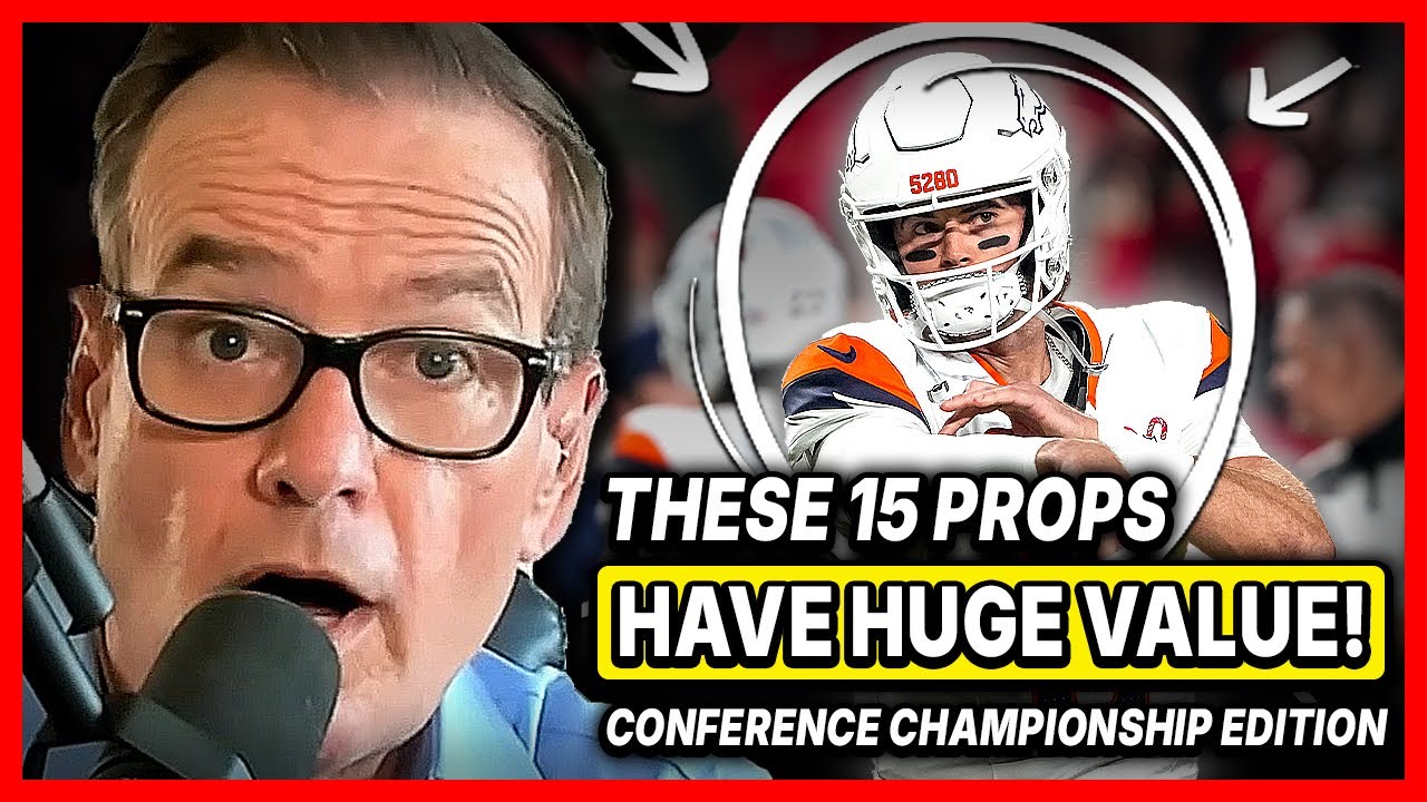 I Analyzed Every Conference Championship Prop — Here’s 15 Props That I LOVE as a Prop Betting Expert