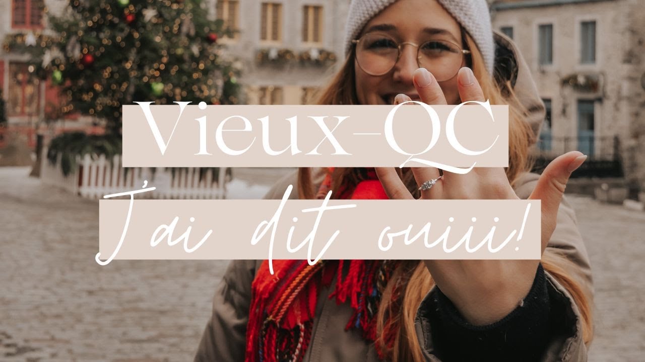 Séjour Vieux-QC: J'ai dit ouiii! | Vlog du 3 janvier 2022