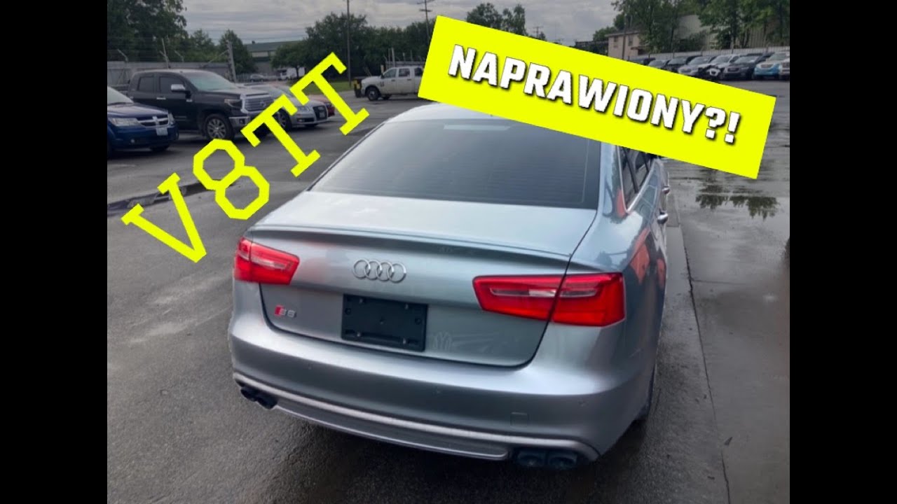 MONTAŻ K&Oacute;Ł I NOWEJ PPNEUMATYKI, AUDI S6 C7 z USA #6