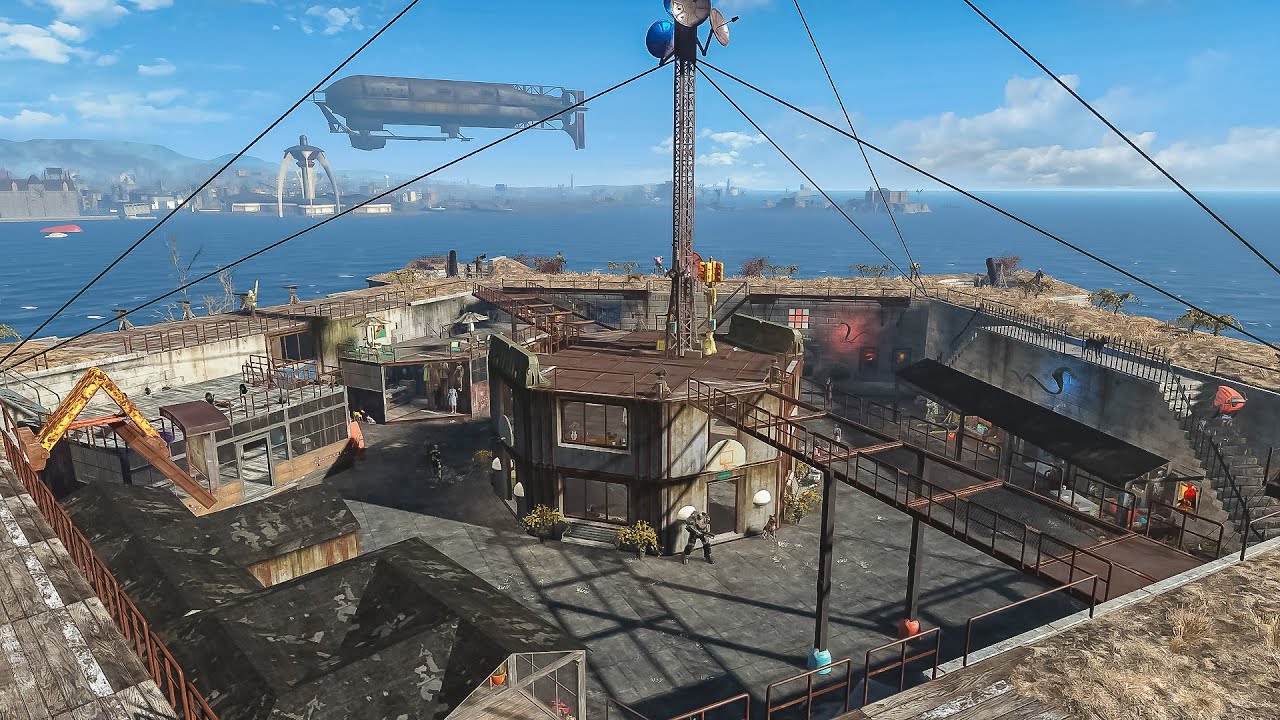 Fallout 4 - THE CASTLE 3.0 - Settlement build tour - NO MODS