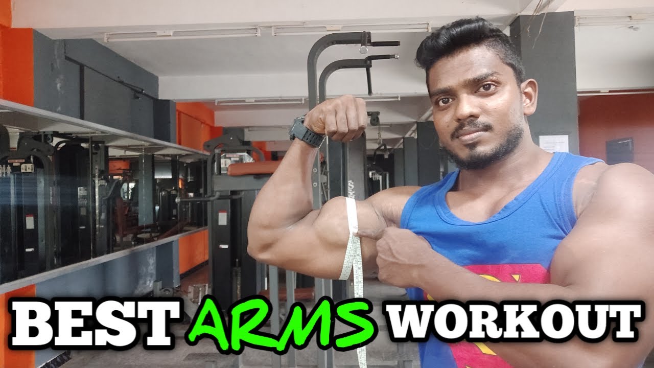 BEST ARMS WORKOUT FOR BEGINNERS|AT GYM|IN TAMIL|AJITHKUMAR