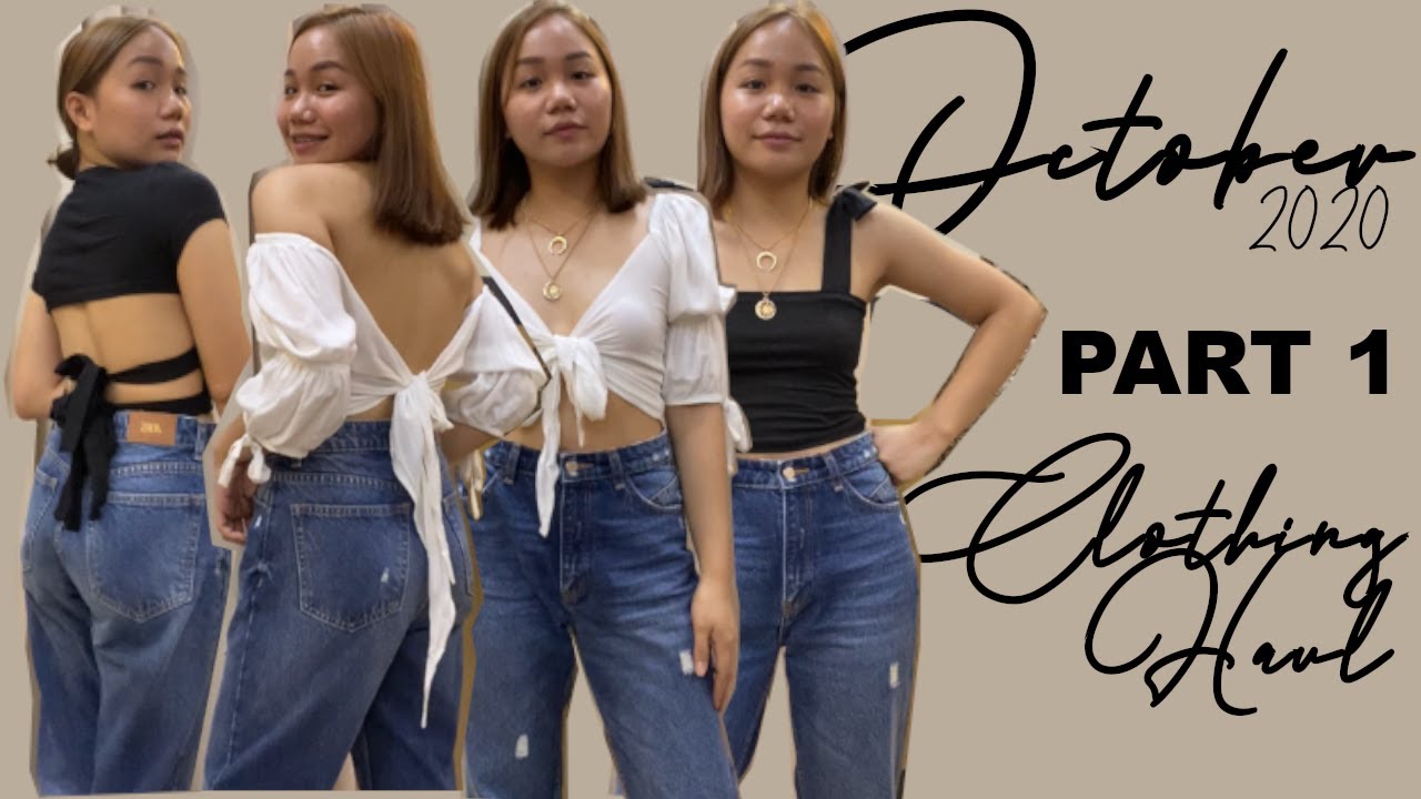 OCTOBER 2020 CLOTHING HAUL PART 1 | Krizzia Lazatin