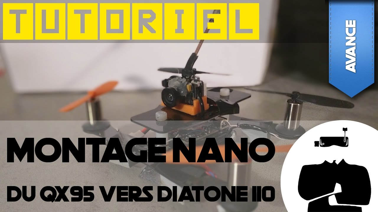 Nano built 2 sur 4 - Montage Eachine QX95 vers Diatone Beta110 H4 V2.0