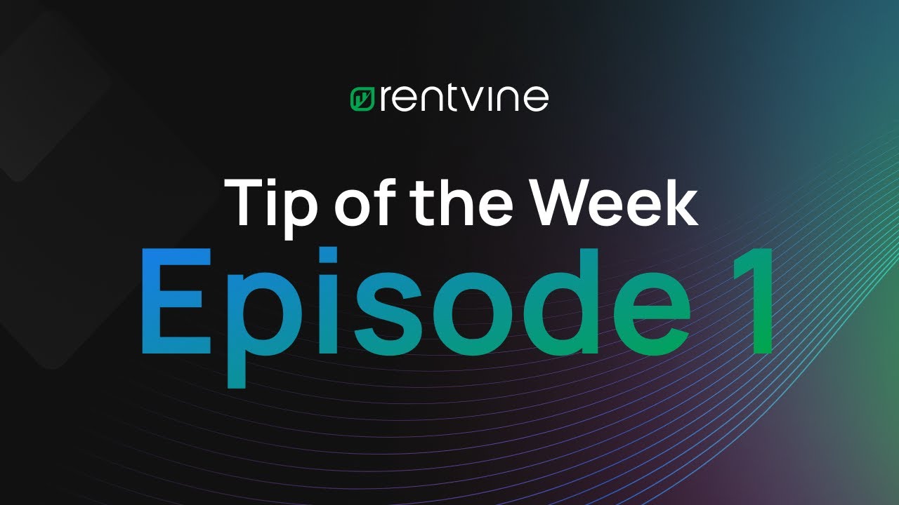 Rentvine Tip of the Week - Episode 1: Mastering the Global Search