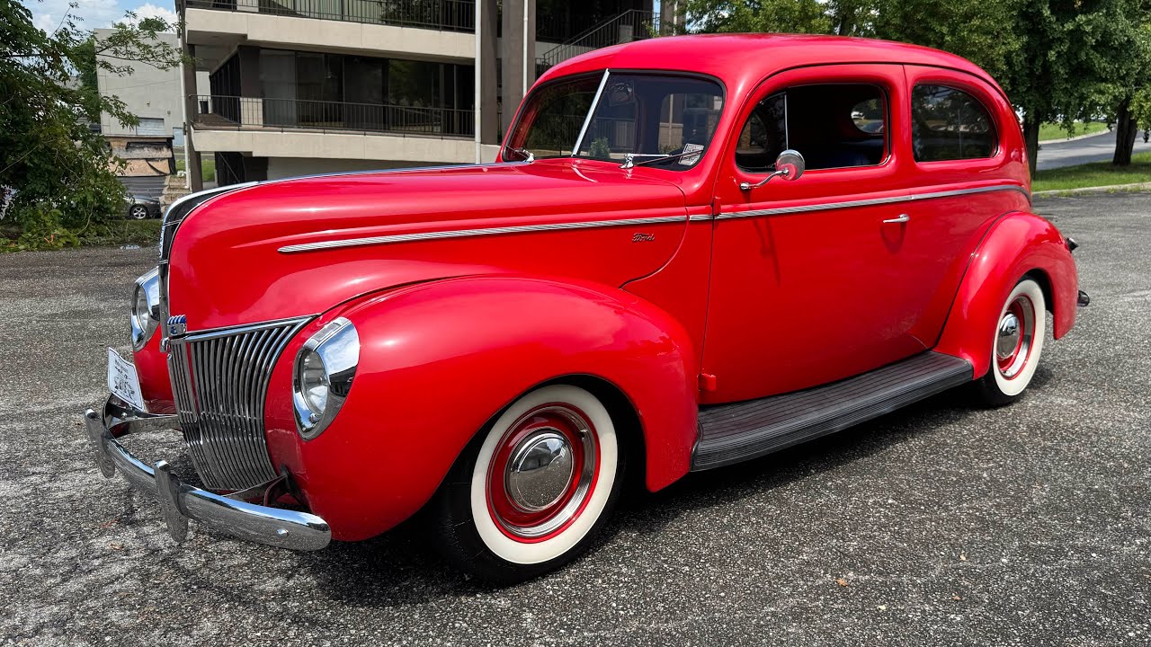 Test Drive 1940 Ford 2 Door Sedan SOLD $29,900 Maple Motors #2771-1