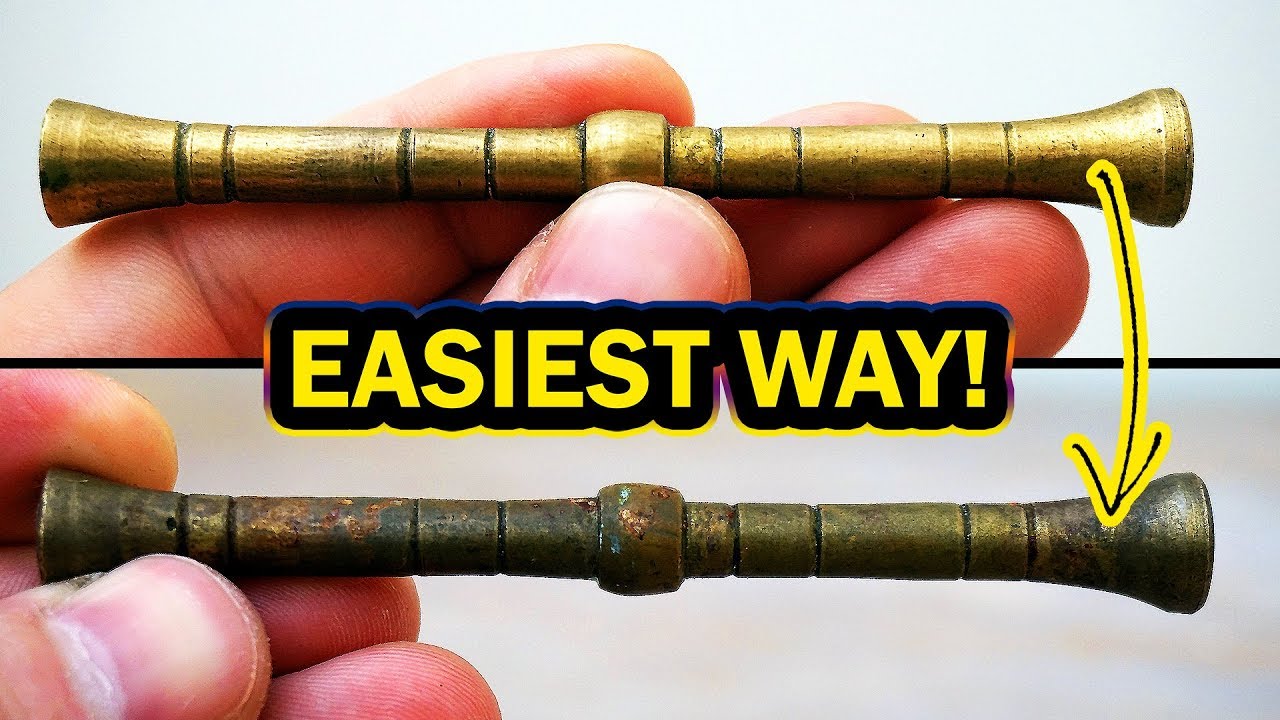 The Easiest Way to Age Brass at Home [Vinegar and Salt]