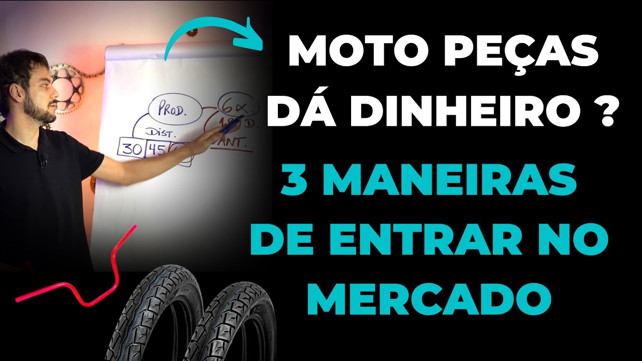 MOTO PEÇAS DÁ DINHEIRO ? 3 MANEIRAS DE ENTRAR NO MERCADO