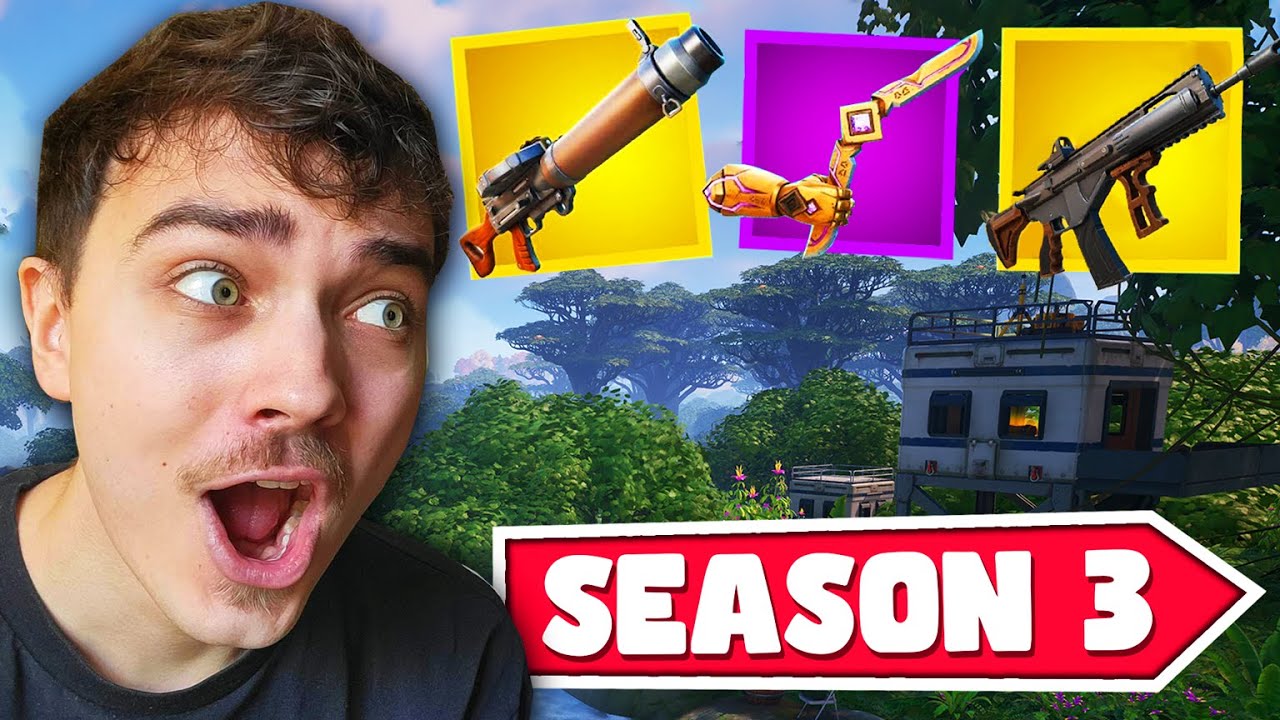 Vaatame FORTNITE Season 3-me! (Uus Map, Boomerangid ja VEEL)