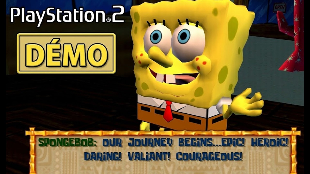 Démo The spongebob squarepants movie sur PS2