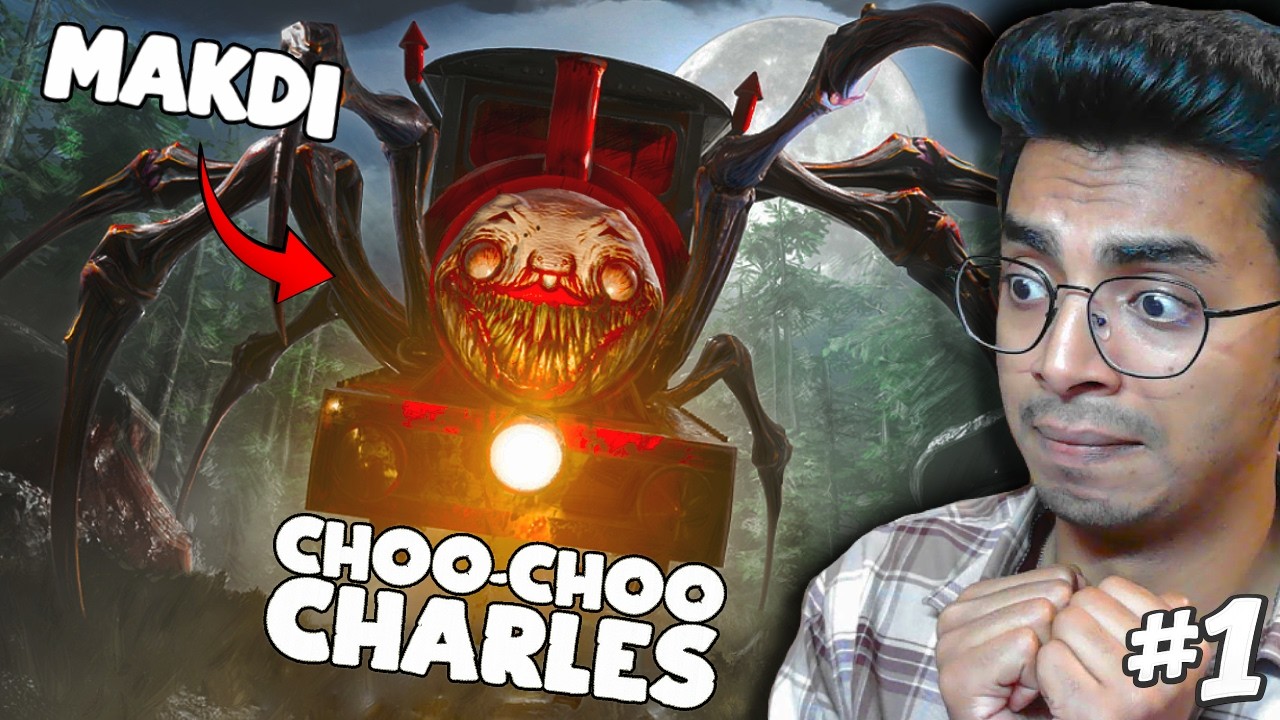 Ye Bhutiya Train To Piche Pad Gyi 🚂😨| choo choo charles #1